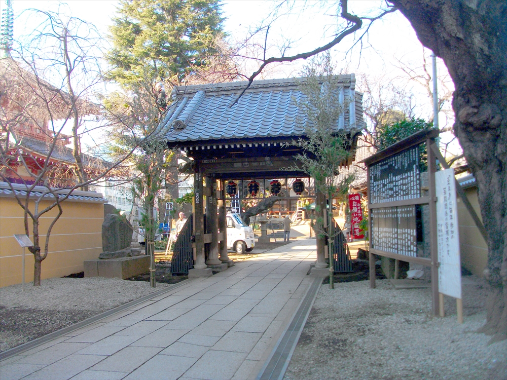 新井薬師 梅照院 山門改修工事